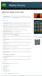 Mobile Screenshot of mightygrocery.com